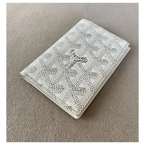 portacarte Goyard bianco originale 